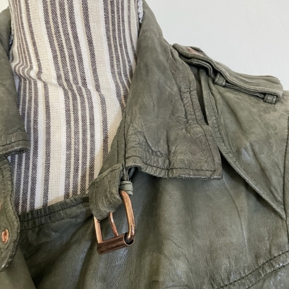 Doma x Free People Full Extension Leather Moto Jacket - Picture 11 of 16